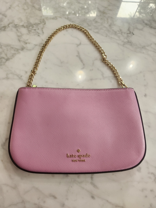 kate spade Handbags - Kate spade Pink Leather with Gold Chain Shoulder Bag, BRAND NEW.